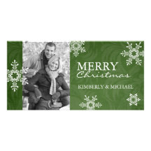 Modern Christmas Photo Card Template