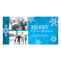 Modern Christmas Photo Card Template