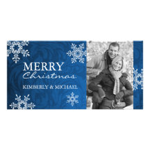 Modern Christmas Photo Card Template