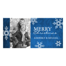Modern Christmas Photo Card Template