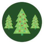 Modern Christmas Tree Art stickers