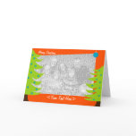 Modern Christmas Tree Card Photo Template