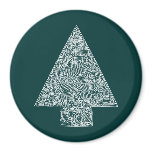Modern Christmas Tree Magnet