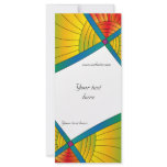 Modern colourful design rack cards