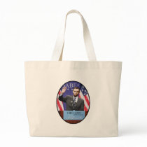 Modern Day Abraham Lincoln Canvas Bags