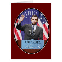 Modern Day Abraham Lincoln Greeting Card