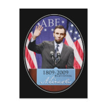Modern Day Abraham Lincoln Postcard