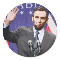 Modern Day Abraham Lincoln Stickers