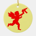 Modern Day Cupid Christmas Tree Ornaments