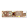 Modern Digital Abstract Spheres Bumper Sticker