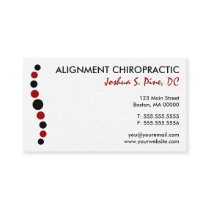 Modern Dots Chiropractic Business Card