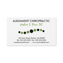 Modern Dots Chiropractic Business Card