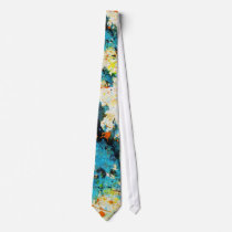 Modern Dutch Art Painting Tie