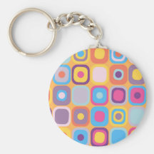 Modern Eames Rectangles 31 Key Chains