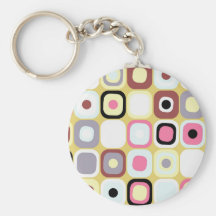 Modern Eames Rectangles 36 Keychains