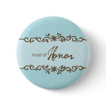 Modern Elegance Maid of Honour Button