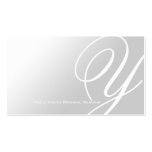 Modern Elegant Monogram A Business Cards