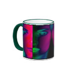 Modern faces 3 coffee mug