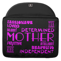 Modern Feminine Chic & Stylish Moms & Mothers Sleeves For MacBook Pro