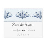 Modern Fleur de lis border postcards