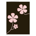 Modern Floral Silhouette cards