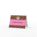 Modern Girl Monkey Thank You [Pink] cards