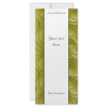 Modern green design rack cards