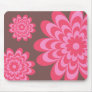 Modern Groovy Daisies Mousepad