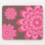 Modern Groovy Daisies Mousepad