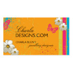 Modern Grunge Jewellery Designer Business Card