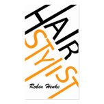 Modern Hair Stylist Business Cards business cards