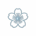 Modern Hibiscus Embroidered Knits & Sweatshirts embroidered shirts