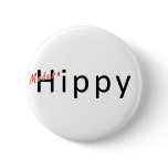 Modern Hippy Pinback Button
