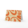 Modern Holiday Card - Orange