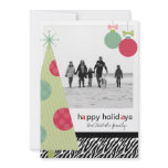 Modern Holiday Photo Cards invitations
