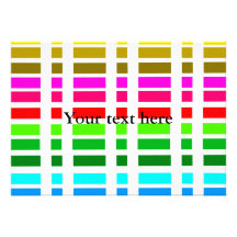 Modern horizontal rainbow dashes and dots invite