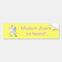 Modern Jive Ceroc Dancers Bumper Stickers