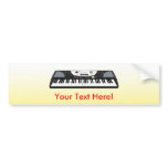 Modern Keyboard Synth: 3D Model: Bumper Sticker bumper stickers