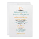 Modern Knot Wedding Invitation