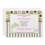 Modern Leap Frog Baby Shower Invitation