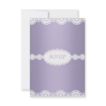 MODERN LILAC LACE ENGAGEMENT PARTY RSVP
