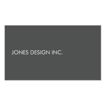 Modern Minimalist Slate Grey Business Card