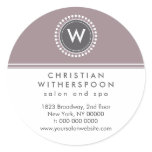 Modern Monogram Aesthetic Promotional Sticker