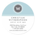 Modern Monogram Aesthetic Promotional Sticker
