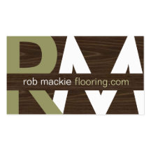 Modern Monogram Business Cards