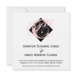 Modern Monogram C Names Wedding Invitations