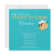Modern Mum to Bee Baby Shower Invitation