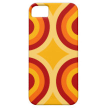 Modern Orange and Rust iPhone 5 Case