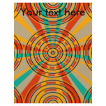 Modern orange green circles flyers