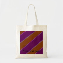 Modern orange purple diagonal stripes bags